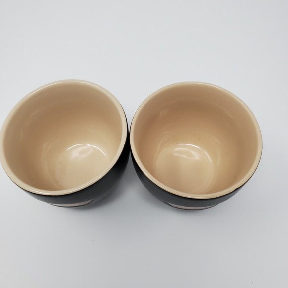 Pair Bailey's Irish Cream Promotional YOURS MINE Handless Dessert Bowl Mug Cups - Picture 5 of 7